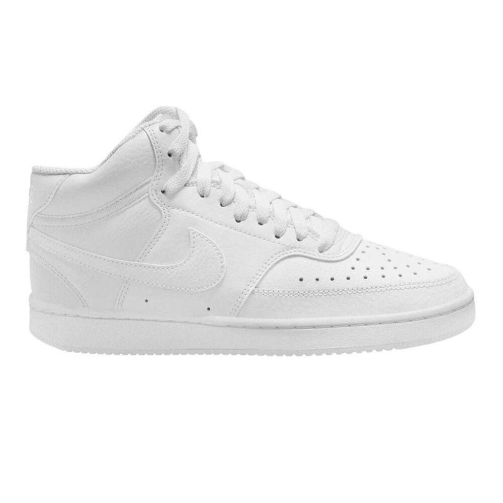 Nike Womens/Ladies Court Vision Flat High Top Trainers / White